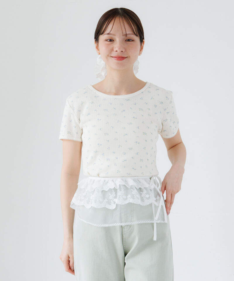 petite wrap skirt～ﾌﾟﾁﾗｯﾌﾟｽｶｰﾄ | flower／フラワー公式通販