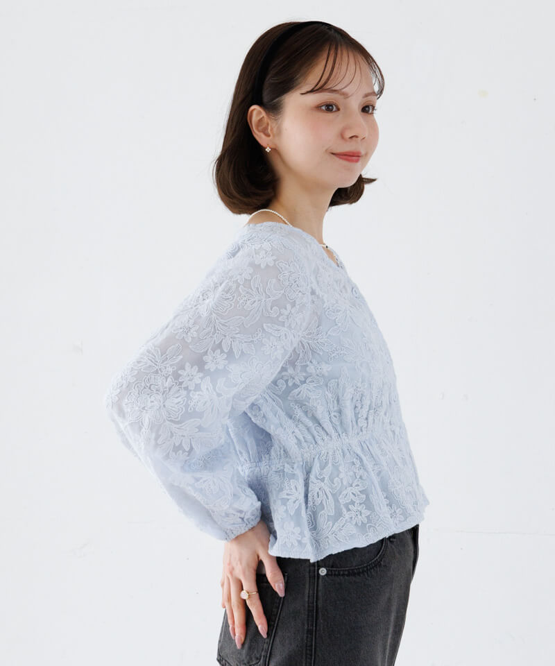 ブロッサムさま専用 blossom sheer top～ﾌﾞﾛｯｻﾑｼｱｰﾄｯﾌﾟ | flower／フラワー公式通販