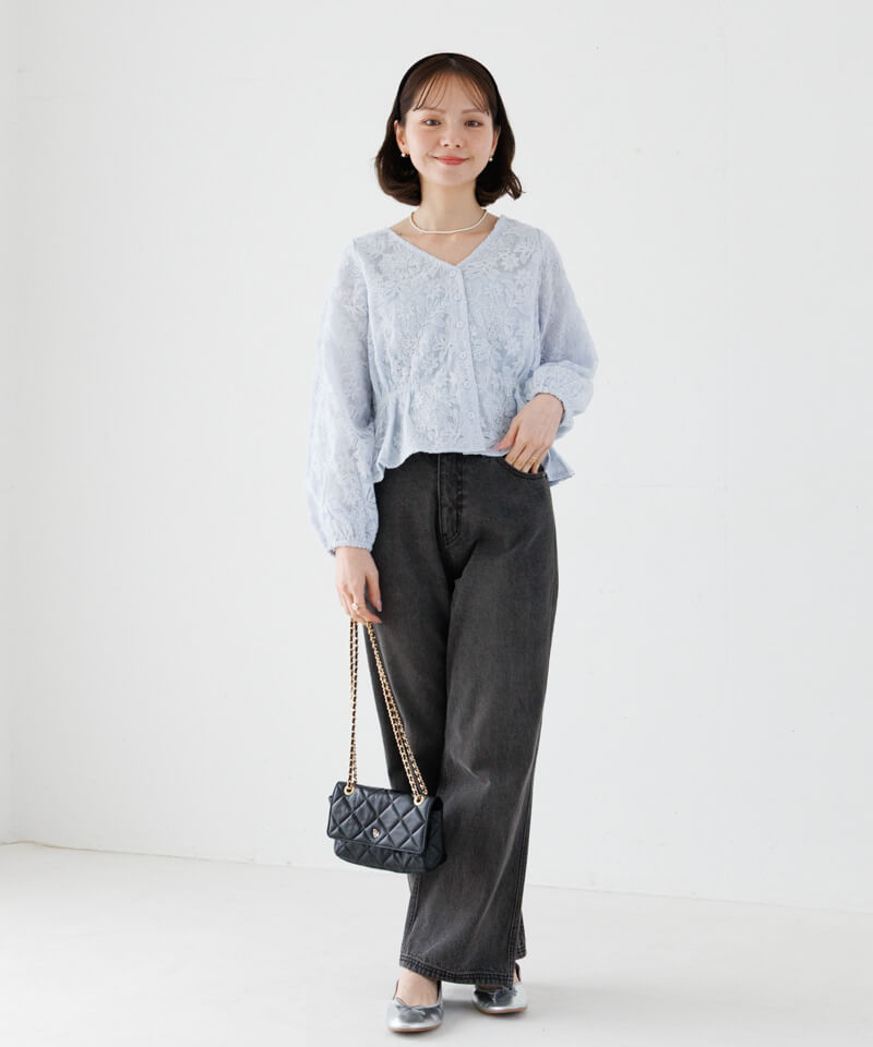 ブロッサムさま専用 blossom sheer top～ﾌﾞﾛｯｻﾑｼｱｰﾄｯﾌﾟ | flower／フラワー公式通販
