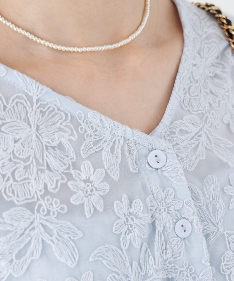ブロッサムさま専用 blossom sheer top～ﾌﾞﾛｯｻﾑｼｱｰﾄｯﾌﾟ | flower／フラワー公式通販