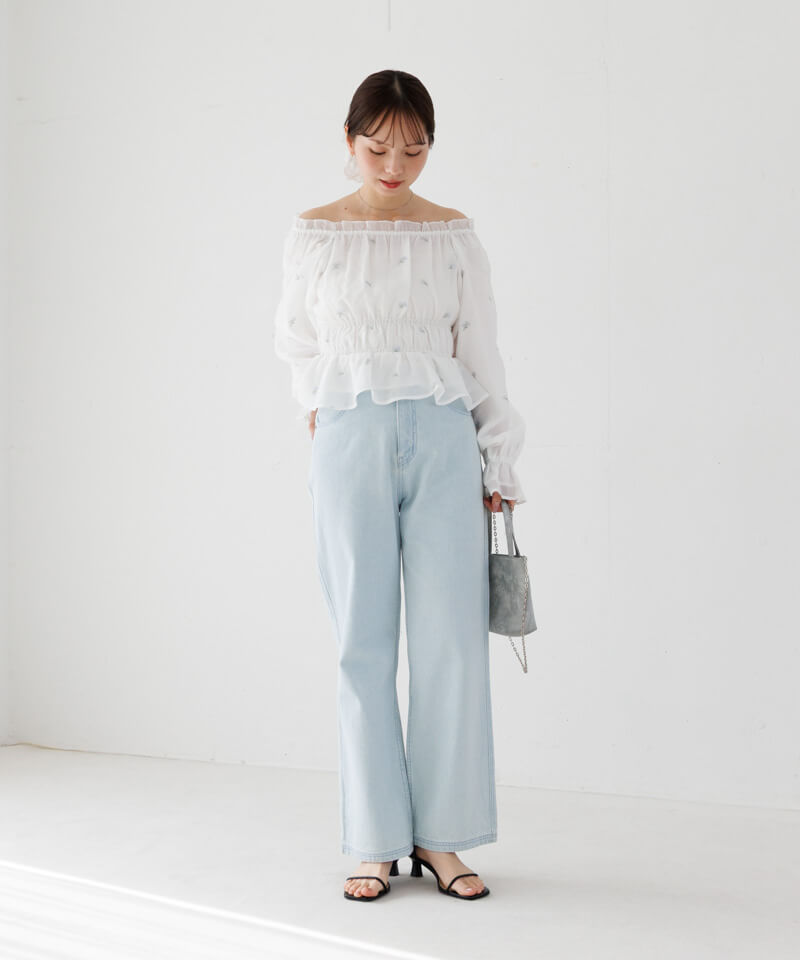 shiny flower blouse～ｼｬｲﾆｰﾌﾗﾜｰﾌﾞﾗｳｽ | flower／フラワー公式通販