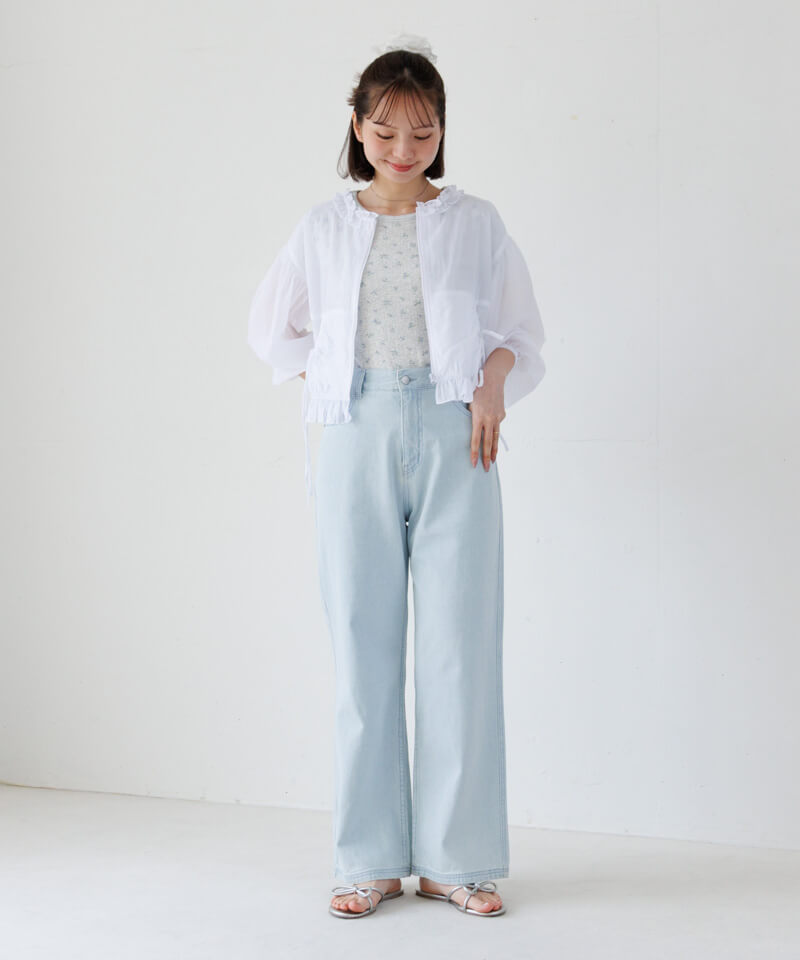 gather pocket jacket～ｷﾞｬｻﾞｰﾎﾟｹｯﾄｼﾞｬｹｯﾄ | flower／フラワー公式通販