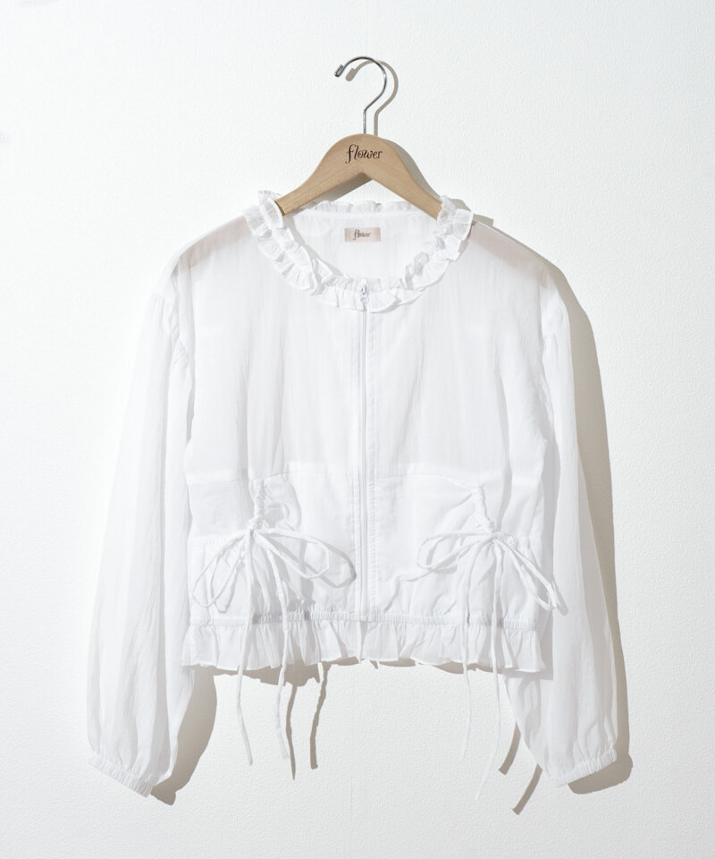 美品☆プラダ CLOQUET FLOWER JACKET ジャガード ブルゾン f57496c72b21a172d224e0dffb7c81