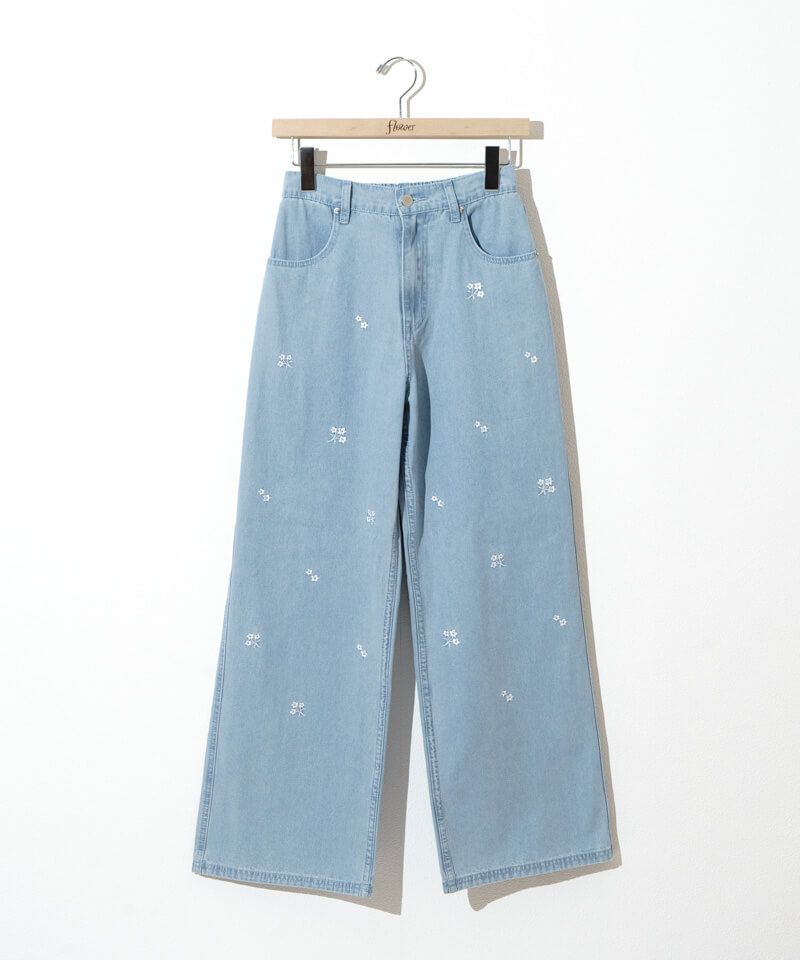 bloom embroidery pants～ﾌﾞﾙｰﾑｴﾝﾌﾞﾛｲﾀﾞﾘｰﾊﾟﾝﾂ | flower／フラワー公式通販