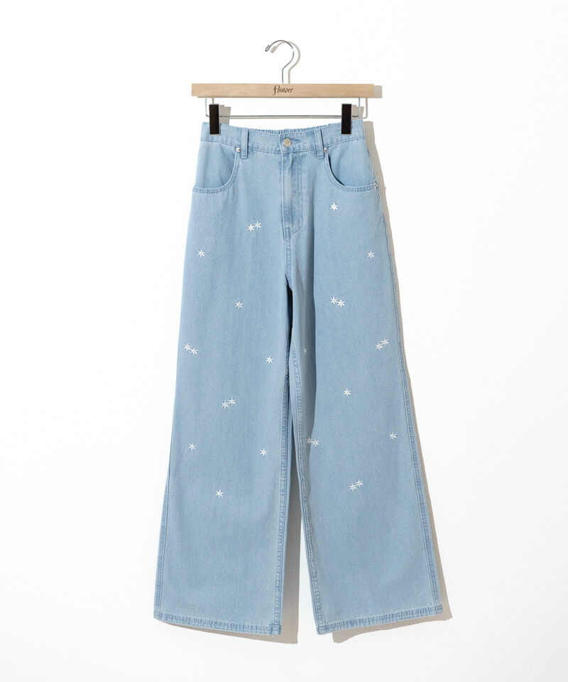 bloom embroidery pants～ﾌﾞﾙｰﾑｴﾝﾌﾞﾛｲﾀﾞﾘｰﾊﾟﾝﾂ | flower／フラワー公式通販