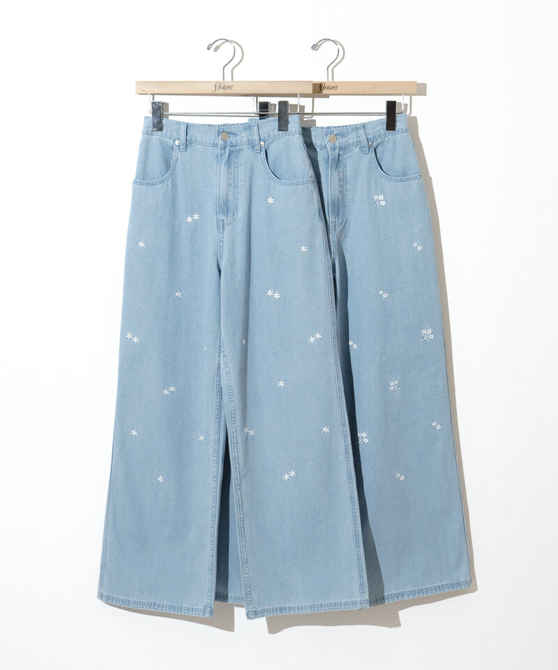 bloom embroidery pants～ﾌﾞﾙｰﾑｴﾝﾌﾞﾛｲﾀﾞﾘｰﾊﾟﾝﾂ | flower／フラワー公式通販