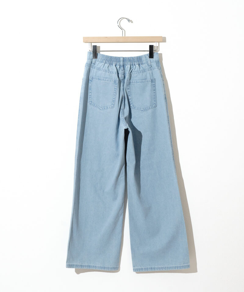 【nammi 】LINKABLE デニムエンブロイダリートップス(ブルー) Lee|リー|BLUE BLUE|ブルーブルー|デニム|JELT DENIM|91-B|11-Z