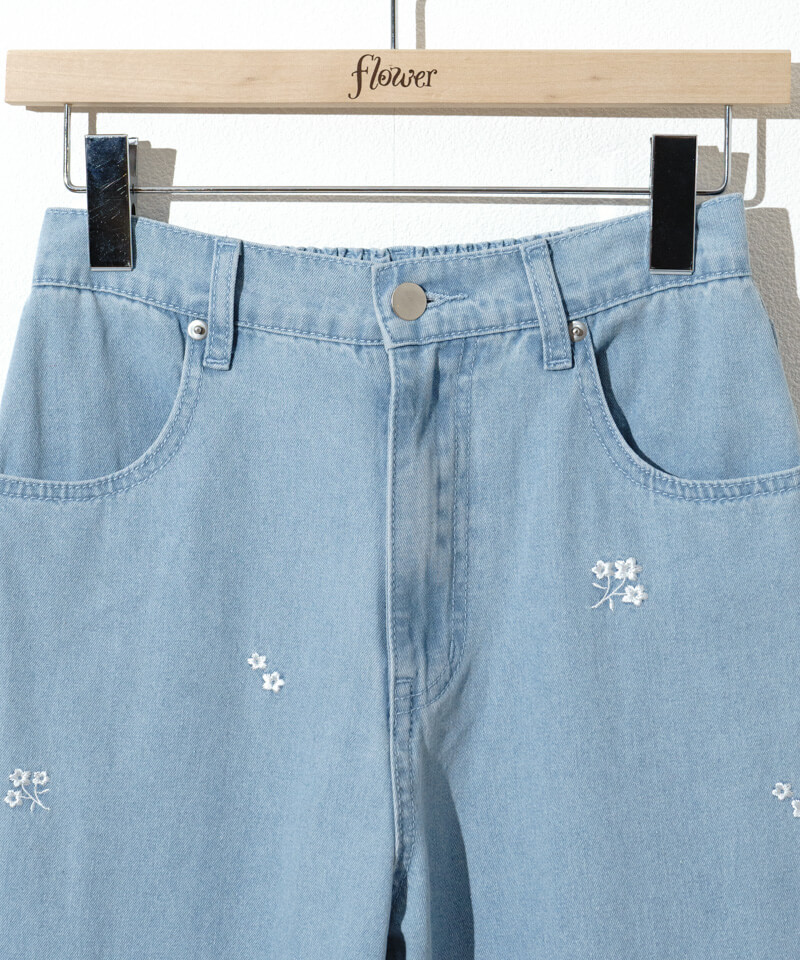 bloom embroidery pants～ﾌﾞﾙｰﾑｴﾝﾌﾞﾛｲﾀﾞﾘｰﾊﾟﾝﾂ | flower／フラワー公式通販