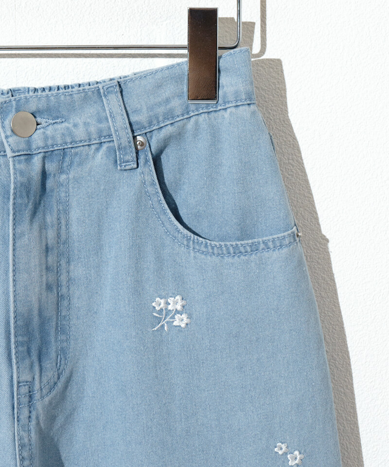 bloom embroidery pants～ﾌﾞﾙｰﾑｴﾝﾌﾞﾛｲﾀﾞﾘｰﾊﾟﾝﾂ | flower／フラワー公式通販