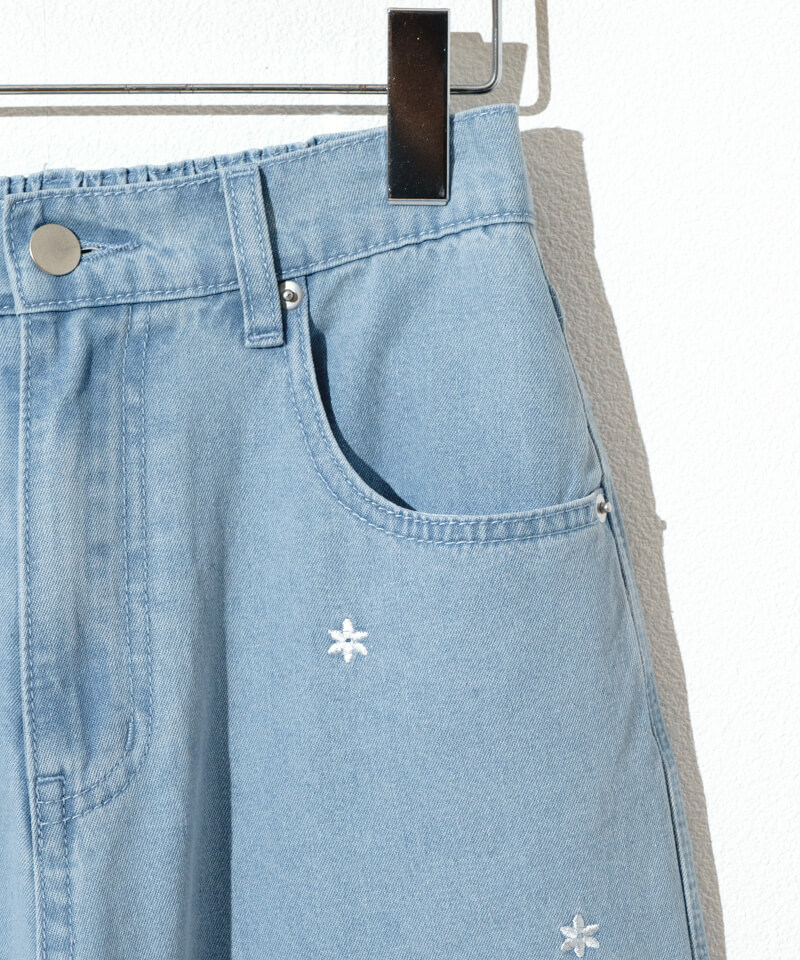 bloom embroidery pants～ﾌﾞﾙｰﾑｴﾝﾌﾞﾛｲﾀﾞﾘｰﾊﾟﾝﾂ | flower／フラワー公式通販
