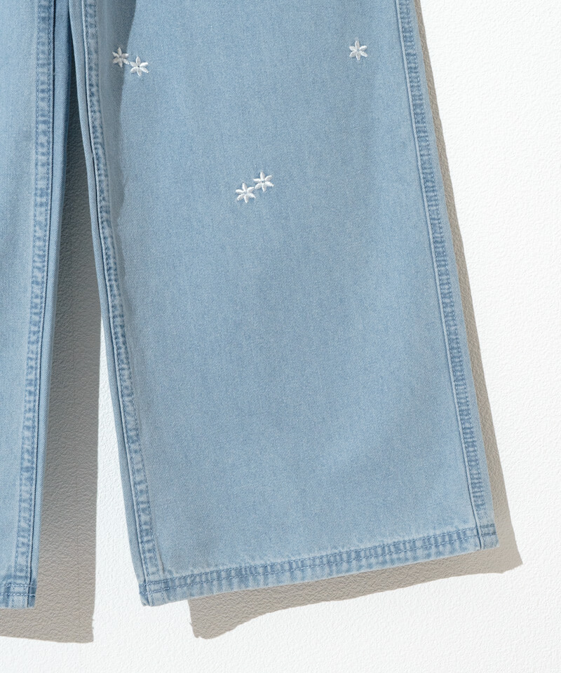 bloom embroidery pants～ﾌﾞﾙｰﾑｴﾝﾌﾞﾛｲﾀﾞﾘｰﾊﾟﾝﾂ | flower／フラワー公式通販