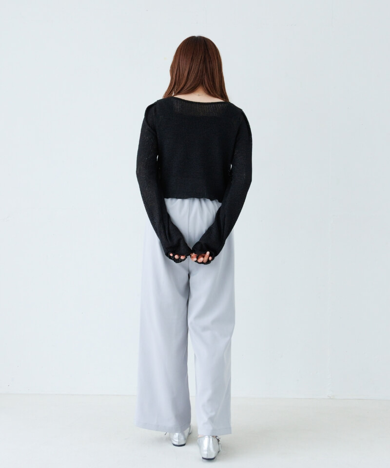 lacy gather top～ﾚｰｼｰｷﾞｬｻﾞｰﾄｯﾌﾟ | flower／フラワー公式通販