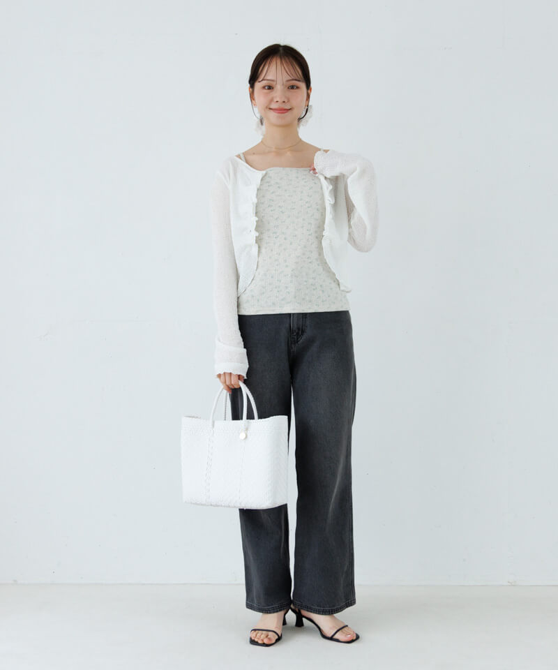 シャツ/ブラウス(長袖/七分) fiolily Flower Lace Gather Tops lacy gather top～ﾚｰｼｰｷﾞｬｻﾞｰﾄｯﾌﾟ | flower／フラワー公式通販
