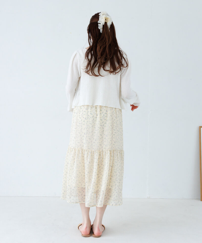 lacy gather top～ﾚｰｼｰｷﾞｬｻﾞｰﾄｯﾌﾟ | flower／フラワー公式通販