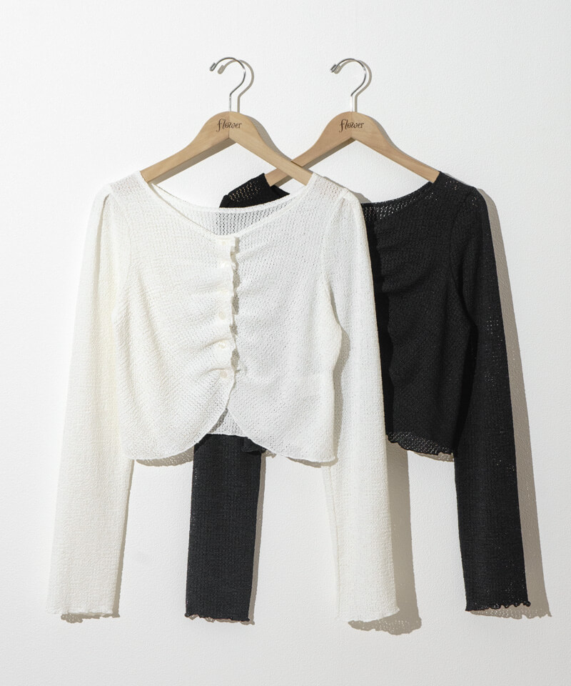 lacy gather top～ﾚｰｼｰｷﾞｬｻﾞｰﾄｯﾌﾟ | flower／フラワー公式通販
