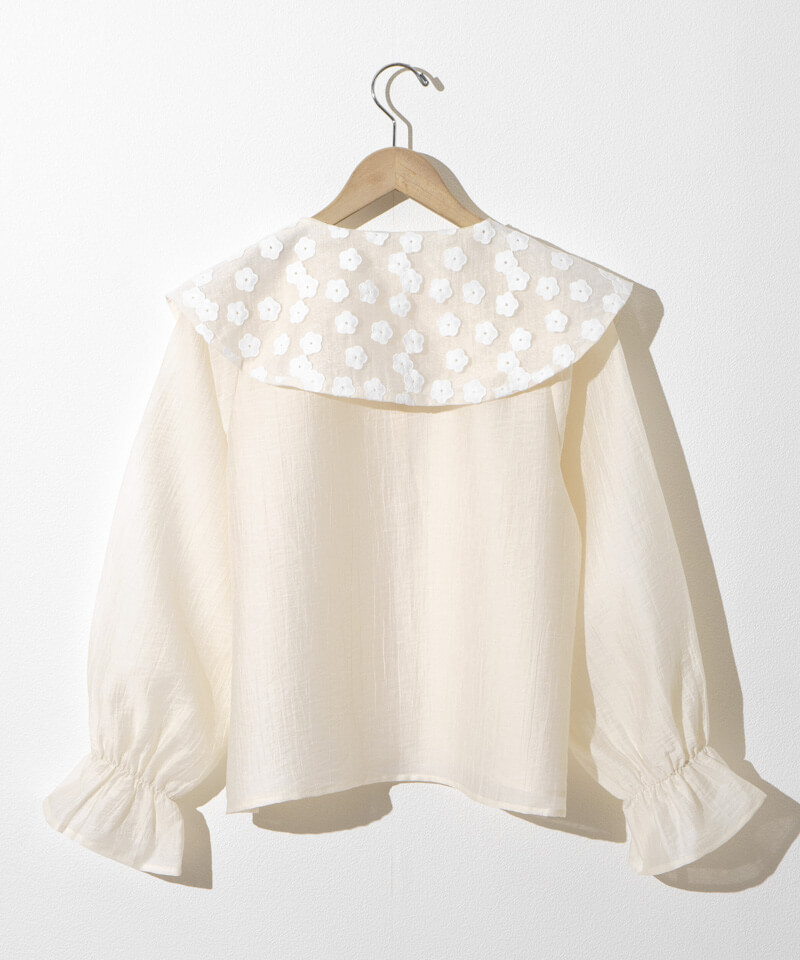 botanical collar blouse～ﾎﾞﾀﾆｶﾙｶﾗｰﾌﾞﾗｳｽ | flower／フラワー公式通販