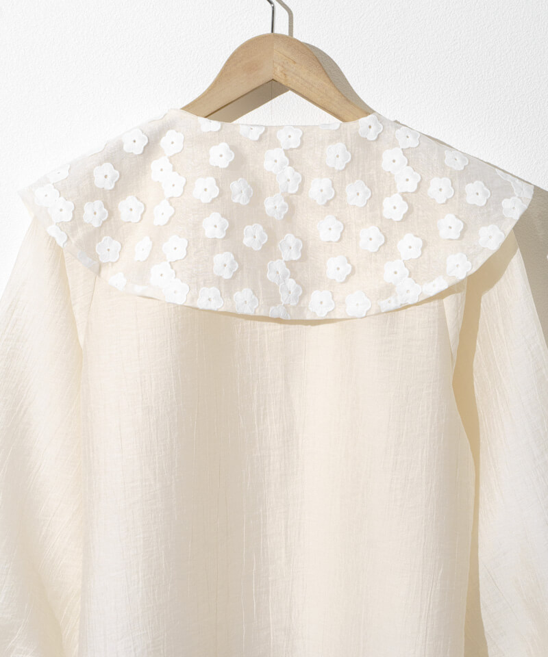 botanical collar blouse～ﾎﾞﾀﾆｶﾙｶﾗｰﾌﾞﾗｳｽ | flower／フラワー公式通販