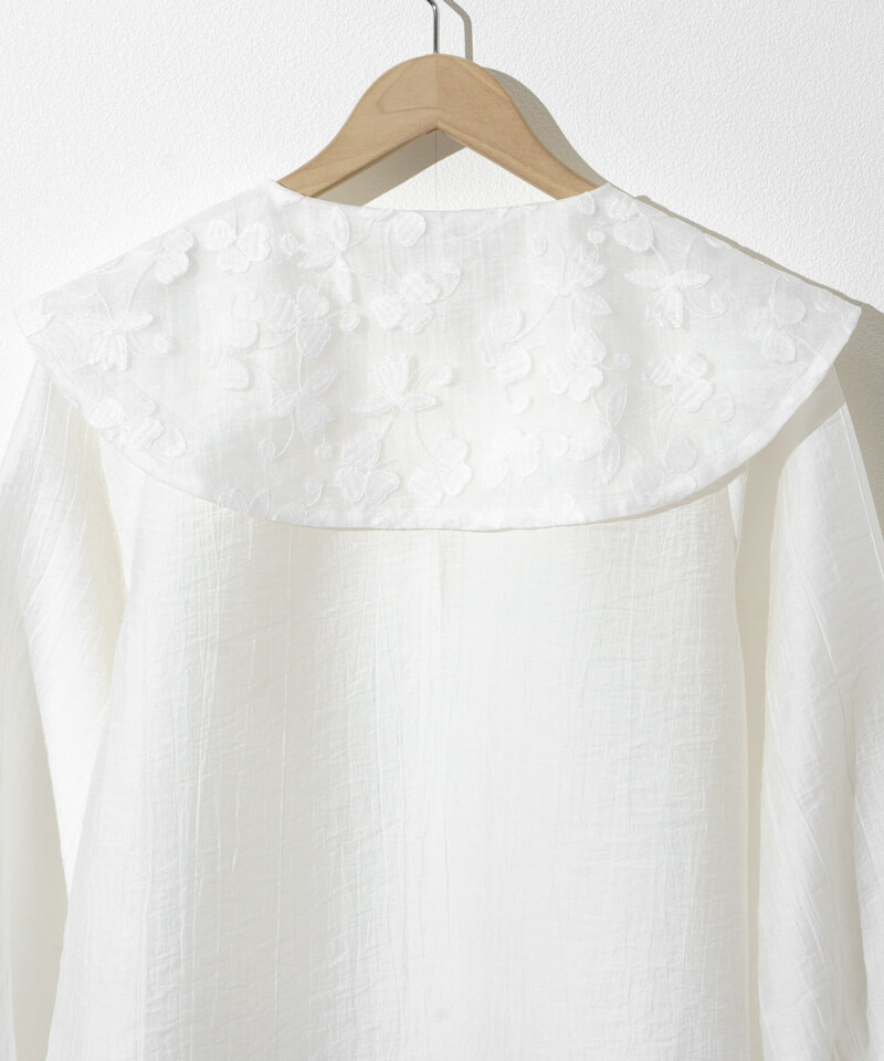 botanical collar blouse～ﾎﾞﾀﾆｶﾙｶﾗｰﾌﾞﾗｳｽ | flower／フラワー公式通販
