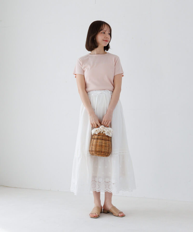 floral cotton skirt～ﾌﾛｰﾗﾙｺｯﾄﾝｽｶｰﾄ | flower／フラワー公式通販