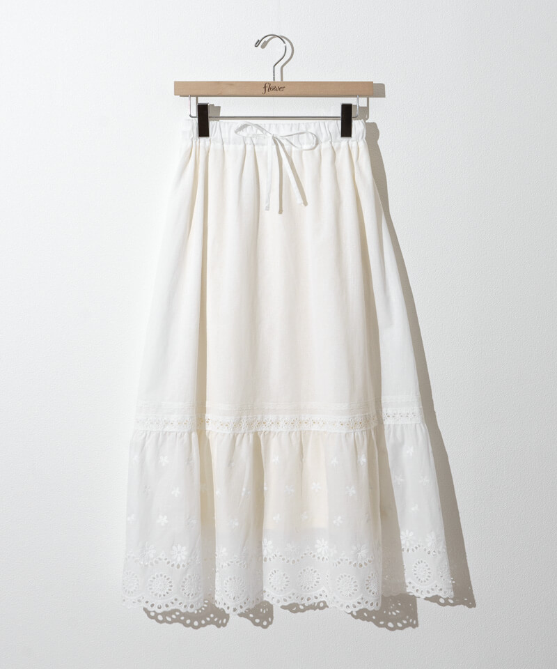 floral cotton skirt～ﾌﾛｰﾗﾙｺｯﾄﾝｽｶｰﾄ | flower／フラワー公式通販