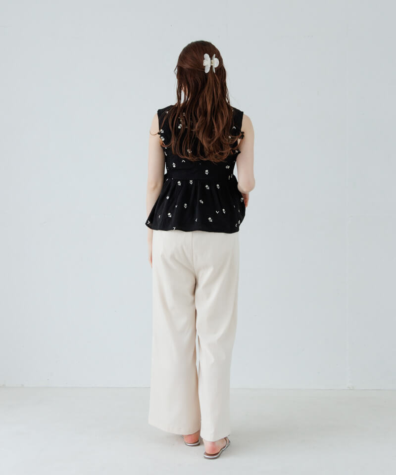 50%OFF】luminous embroidery bustier～ﾙﾐﾅｽｴﾝﾌﾞﾛｲﾀﾞﾘｰﾋﾞｽﾁｪ | flower 