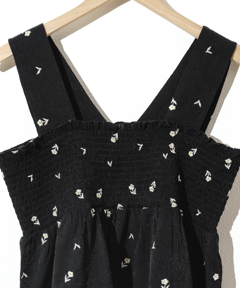 luminous embroidery bustier～ﾙﾐﾅｽｴﾝﾌﾞﾛｲﾀﾞﾘｰﾋﾞｽﾁｪ | flower