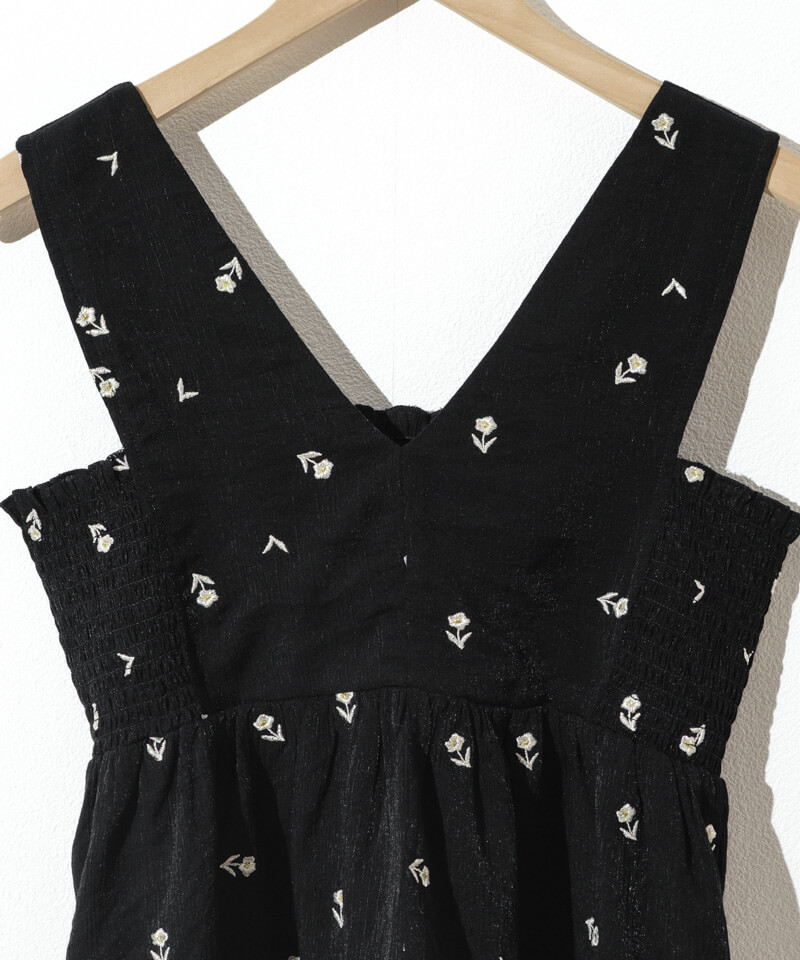 50%OFF】luminous embroidery bustier～ﾙﾐﾅｽｴﾝﾌﾞﾛｲﾀﾞﾘｰﾋﾞｽﾁｪ | flower 