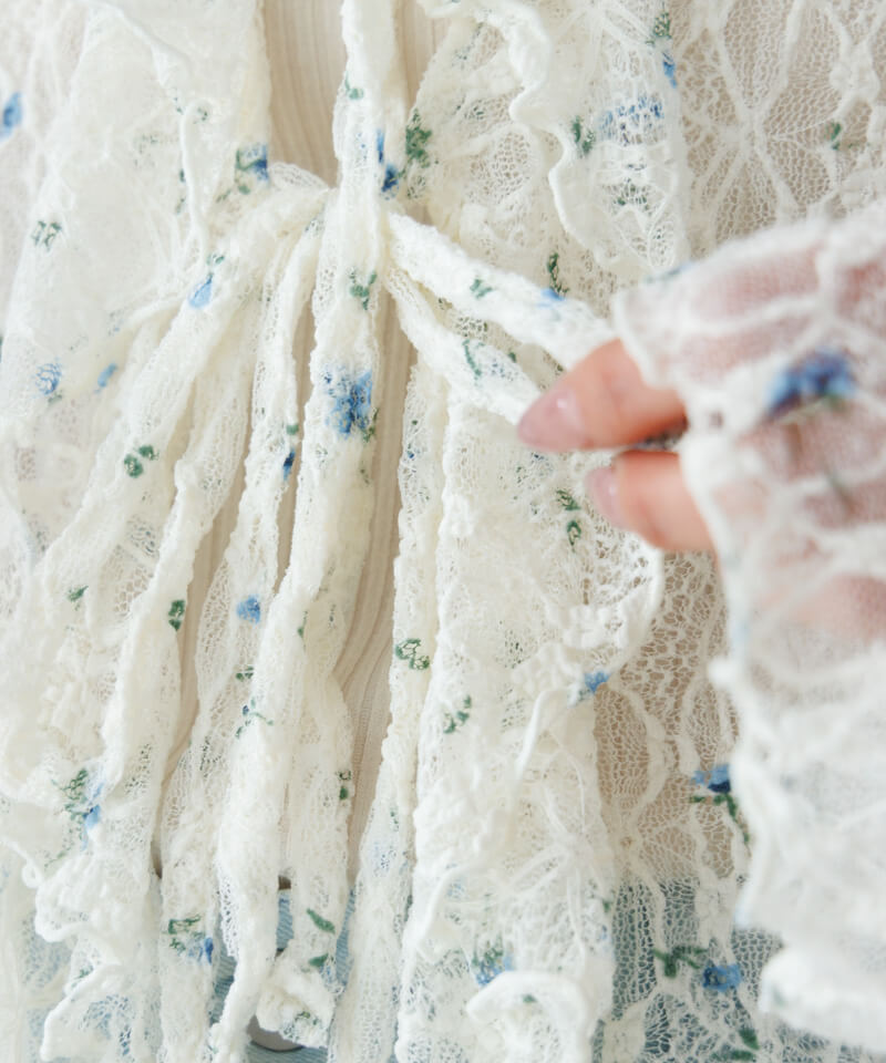 bloom frill cardigan～ﾌﾞﾙｰﾑﾌﾘﾙｶｰﾃﾞｨｶﾞﾝ | flower／フラワー公式通販