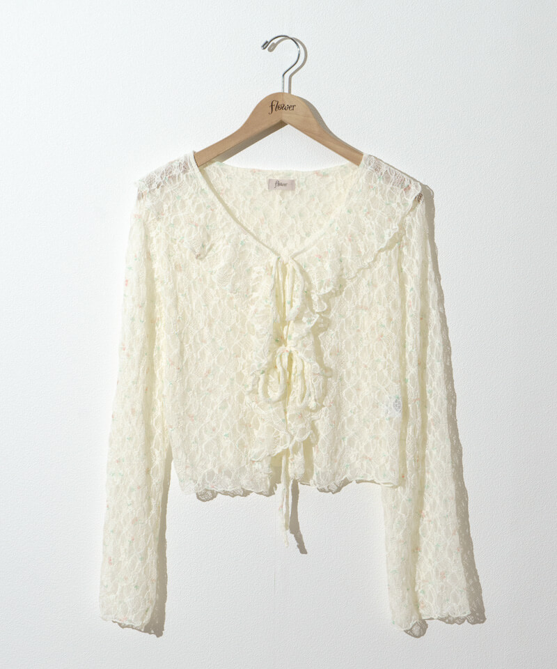 bloom frill cardigan～ﾌﾞﾙｰﾑﾌﾘﾙｶｰﾃﾞｨｶﾞﾝ | flower／フラワー公式通販