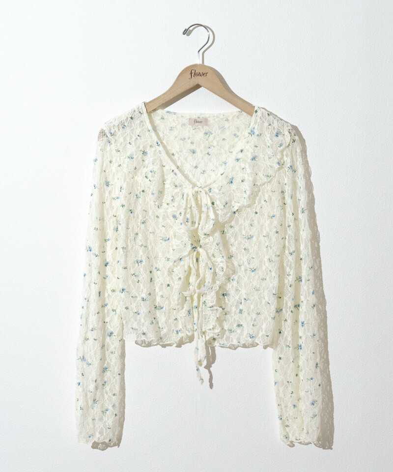 bloom frill cardigan～ﾌﾞﾙｰﾑﾌﾘﾙｶｰﾃﾞｨｶﾞﾝ | flower／フラワー公式通販