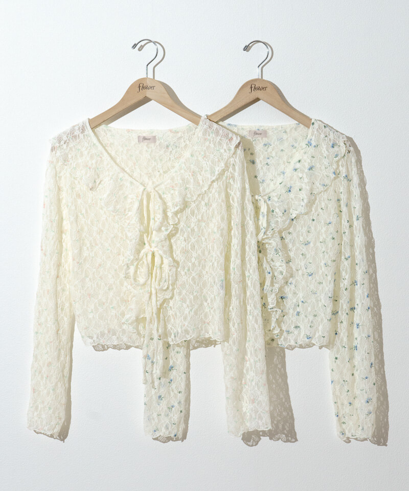 bloom frill cardigan～ﾌﾞﾙｰﾑﾌﾘﾙｶｰﾃﾞｨｶﾞﾝ | flower／フラワー公式通販