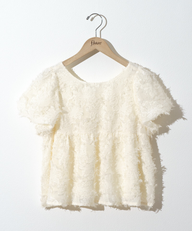 fringe puff blouse～ﾌﾘﾝｼﾞﾊﾟﾌﾌﾞﾗｳｽ | flower／フラワー公式通販