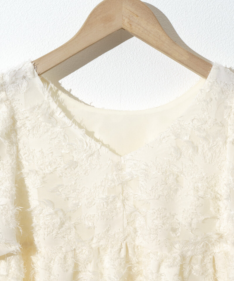 10%OFF】fringe puff blouse～ﾌﾘﾝｼﾞﾊﾟﾌﾌﾞﾗｳｽ | flower／フラワー公式通販
