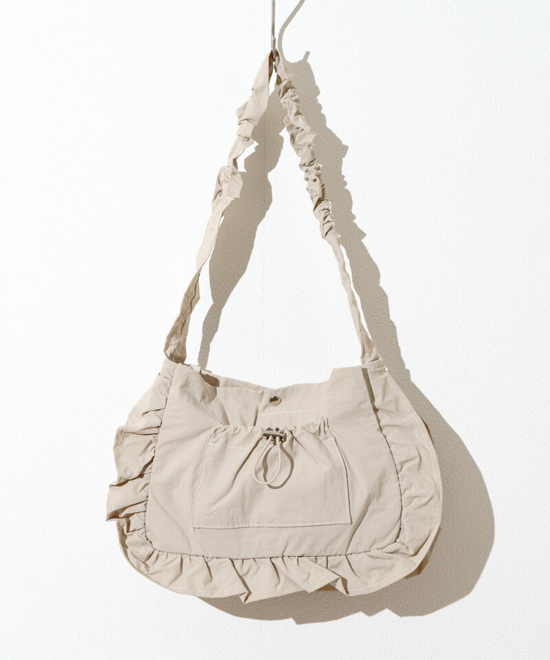 40%OFF】frill shirring bag～ﾌﾘﾙｼｬｰﾘﾝｸﾞﾊﾞｯｸﾞ | flower／フラワー公式通販