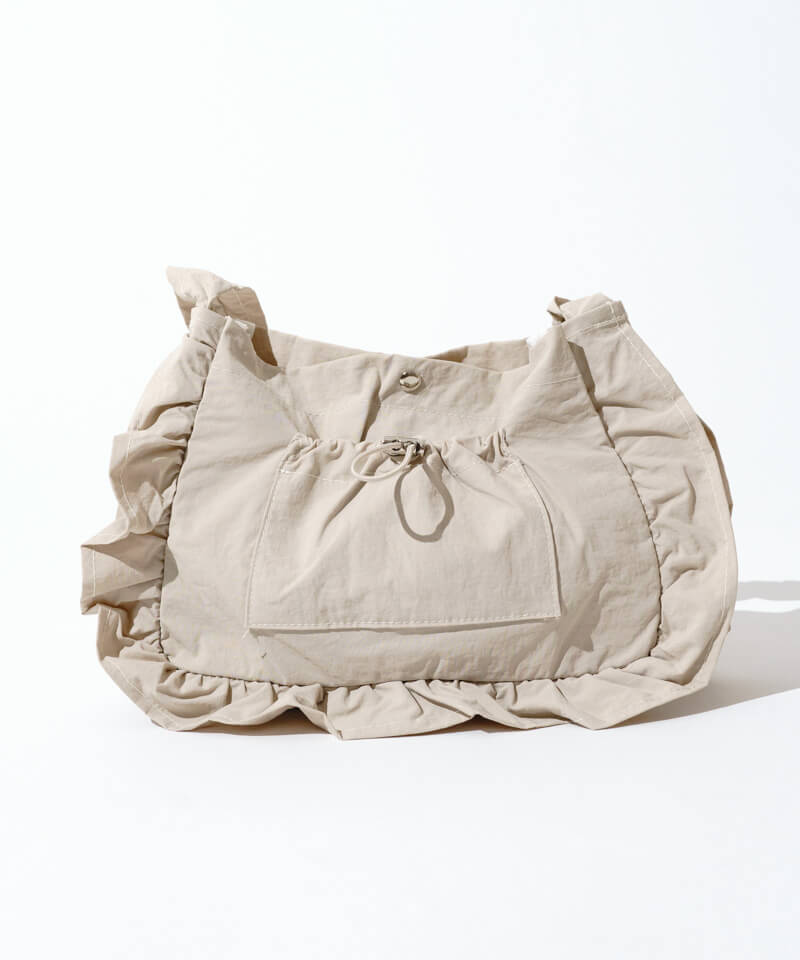 40%OFF】frill shirring bag～ﾌﾘﾙｼｬｰﾘﾝｸﾞﾊﾞｯｸﾞ | flower／フラワー公式通販