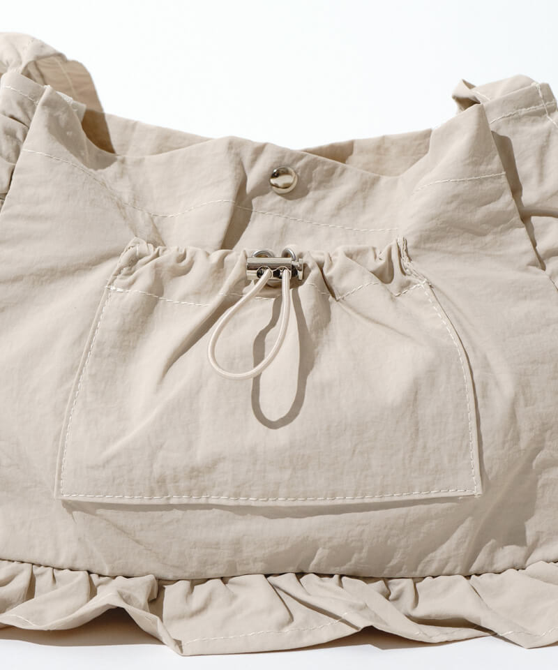 40%OFF】frill shirring bag～ﾌﾘﾙｼｬｰﾘﾝｸﾞﾊﾞｯｸﾞ | flower／フラワー公式通販