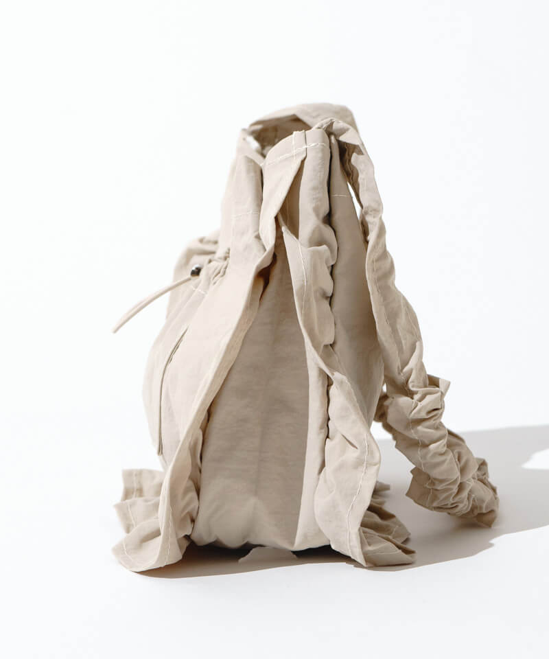 40%OFF】frill shirring bag～ﾌﾘﾙｼｬｰﾘﾝｸﾞﾊﾞｯｸﾞ | flower／フラワー公式通販