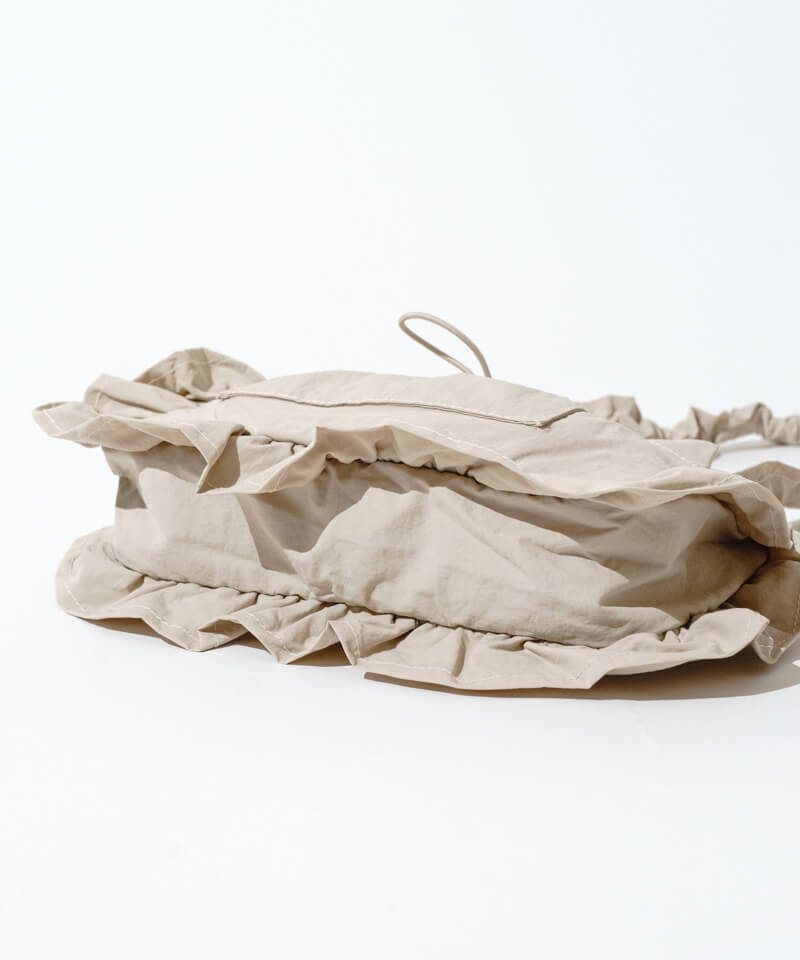 40%OFF】frill shirring bag～ﾌﾘﾙｼｬｰﾘﾝｸﾞﾊﾞｯｸﾞ | flower／フラワー公式通販