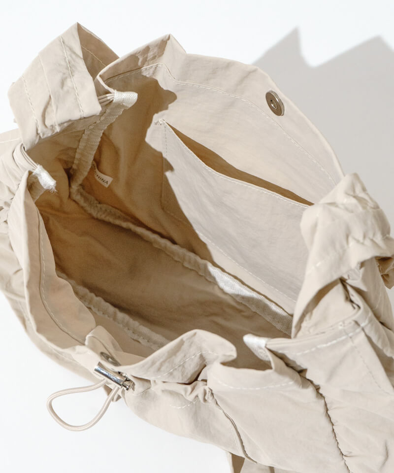 40%OFF】frill shirring bag～ﾌﾘﾙｼｬｰﾘﾝｸﾞﾊﾞｯｸﾞ | flower／フラワー公式通販