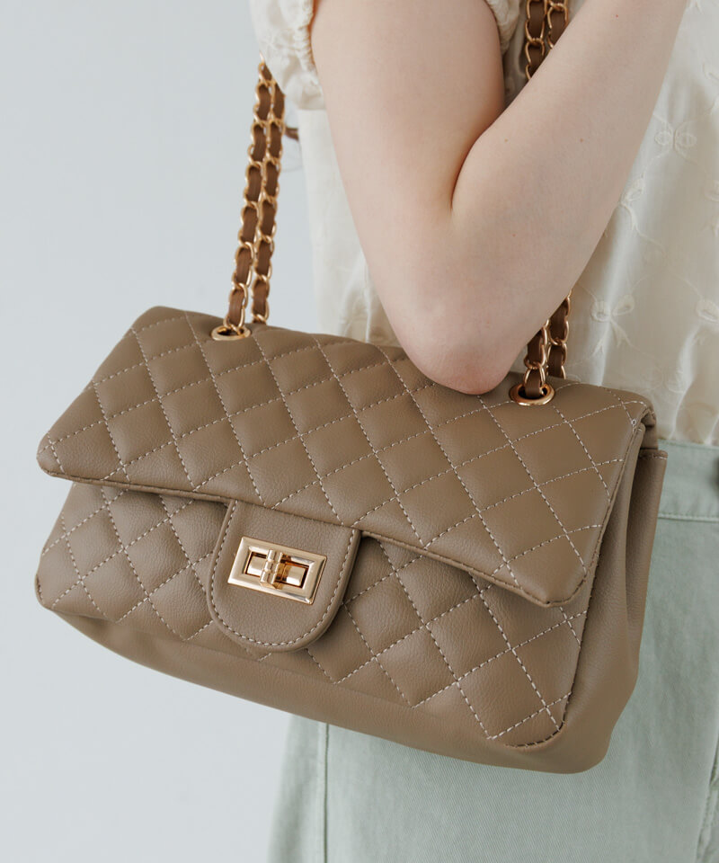 pleather chain bag～ﾌﾟﾚｻﾞｰﾁｪｰﾝﾊﾞｯｸﾞ | flower／フラワー公式通販