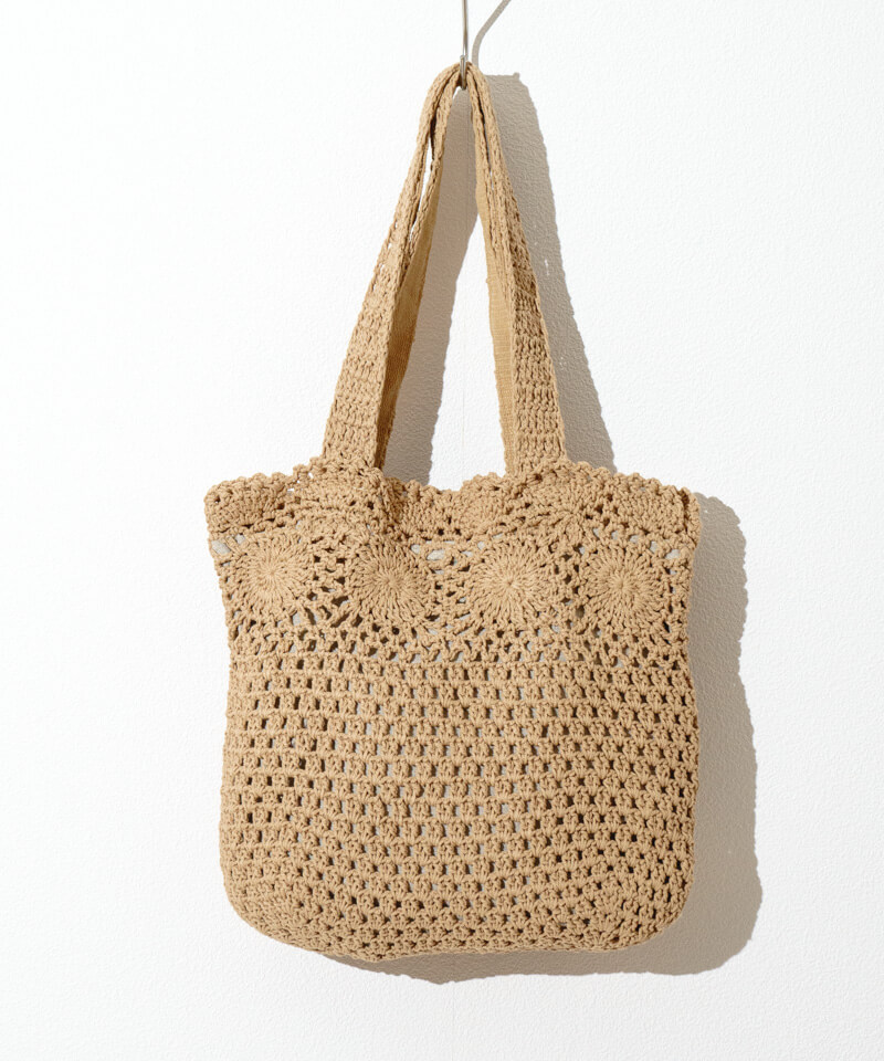 sunny crochet tote～ｻﾆｰｸﾛｼｪﾄｰﾄ | flower／フラワー公式通販