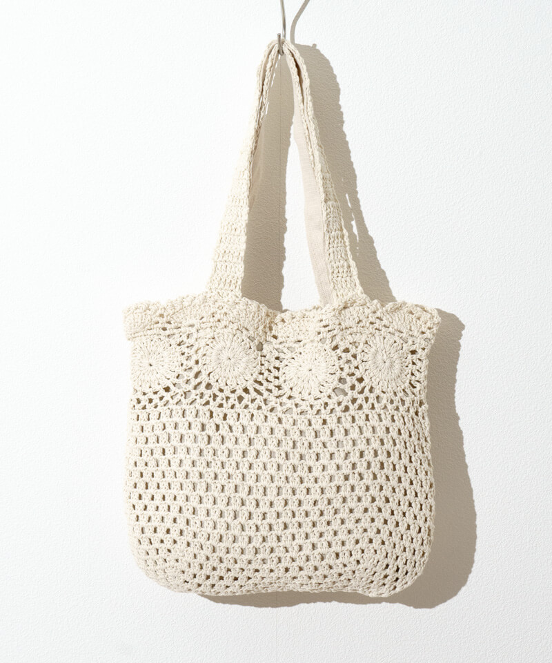 sunny crochet tote～ｻﾆｰｸﾛｼｪﾄｰﾄ | flower／フラワー公式通販