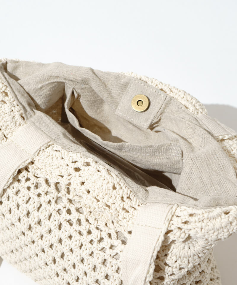 sunny crochet tote～ｻﾆｰｸﾛｼｪﾄｰﾄ | flower／フラワー公式通販