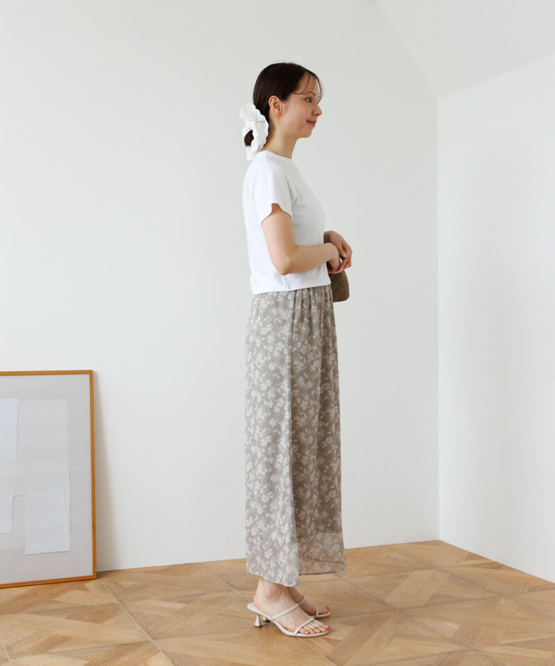 feminine daily skirt～ﾌｪﾐﾆﾝﾃﾞｲﾘｰｽｶｰﾄ | flower／フラワー公式通販