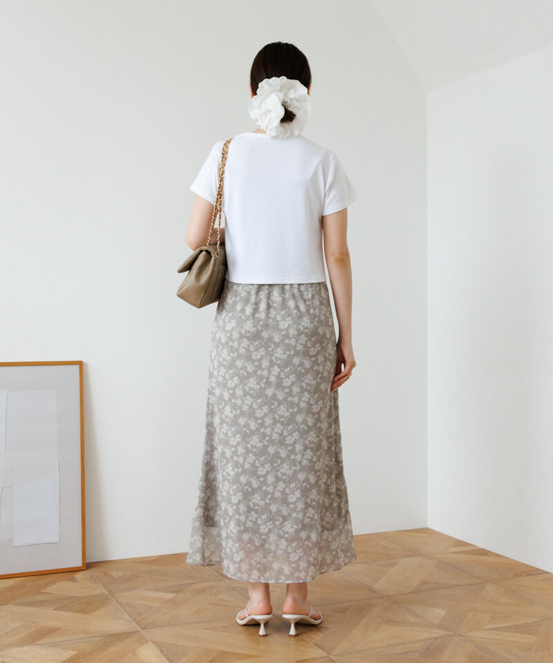 feminine daily skirt～ﾌｪﾐﾆﾝﾃﾞｲﾘｰｽｶｰﾄ | flower／フラワー公式通販