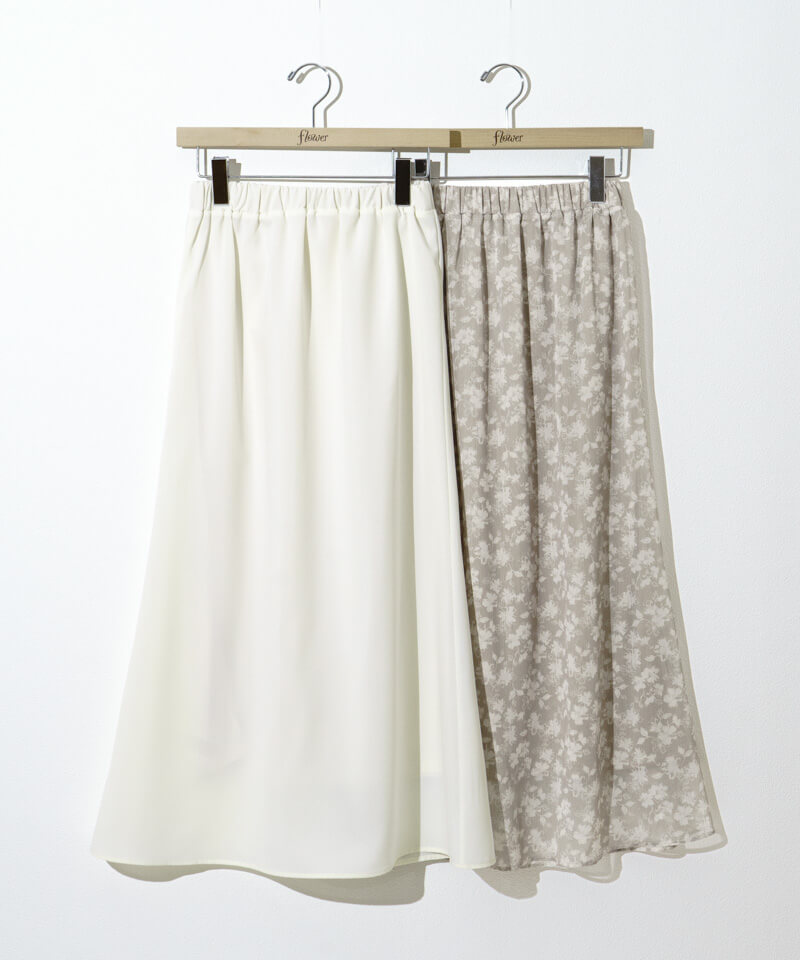 20%OFF】feminine daily skirt～ﾌｪﾐﾆﾝﾃﾞｲﾘｰｽｶｰﾄ | flower／フラワー