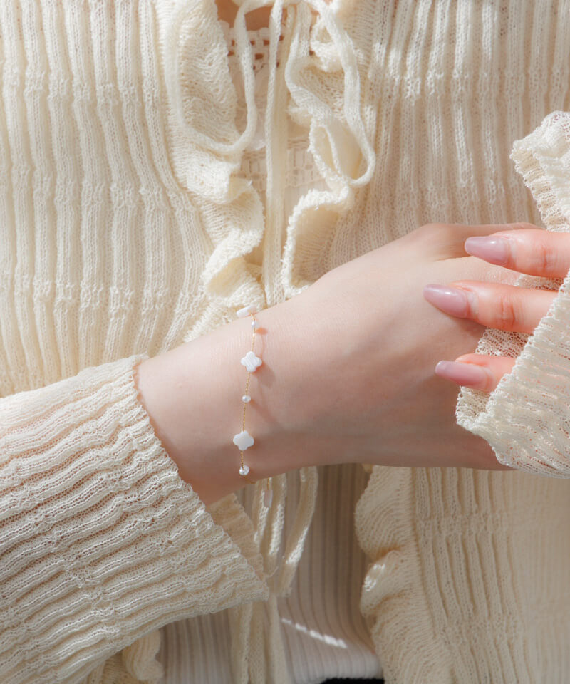 shell bloom bracelet～ｼｪﾙﾌﾞﾙｰﾑﾌﾞﾚｽﾚｯﾄ | flower／フラワー公式通販