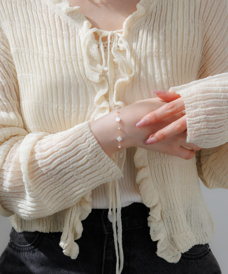 shell bloom bracelet～ｼｪﾙﾌﾞﾙｰﾑﾌﾞﾚｽﾚｯﾄ | flower／フラワー公式通販