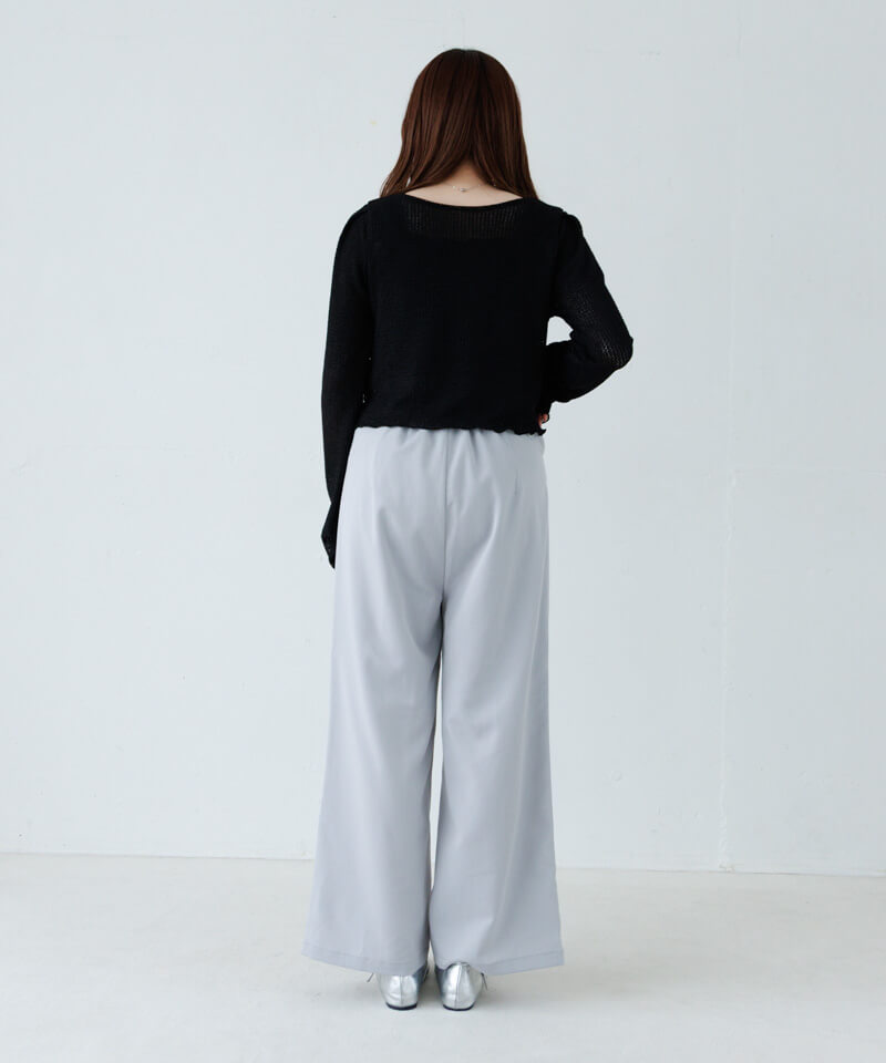 pintuck wide pants～ﾋﾟﾝﾀｯｸﾜｲﾄﾞﾊﾟﾝﾂ | flower／フラワー公式通販
