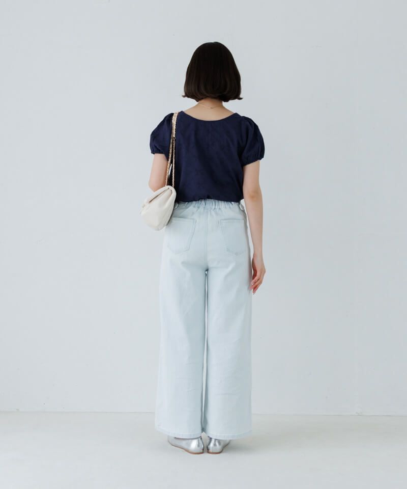 cotton ribbon blouse～ｺｯﾄﾝﾘﾎﾞﾝﾌﾞﾗｳｽ | flower／フラワー公式通販